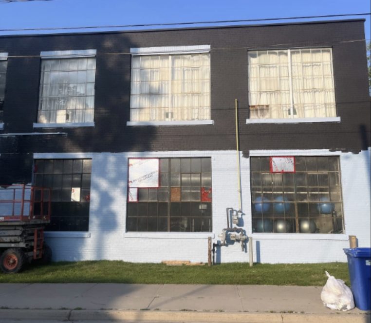 Commercial building before — second view
