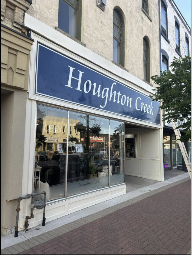 Houghton Creek storefront after
